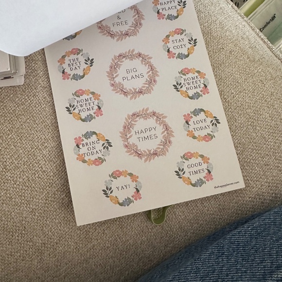 HAPPY PLANNER Bundle - Homebody Big Sticker book and Planner Paper - Partial - Picture 8 of 16